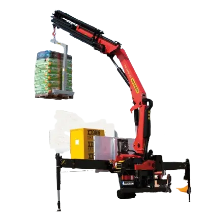 Porta pallet y brazo hidráulico